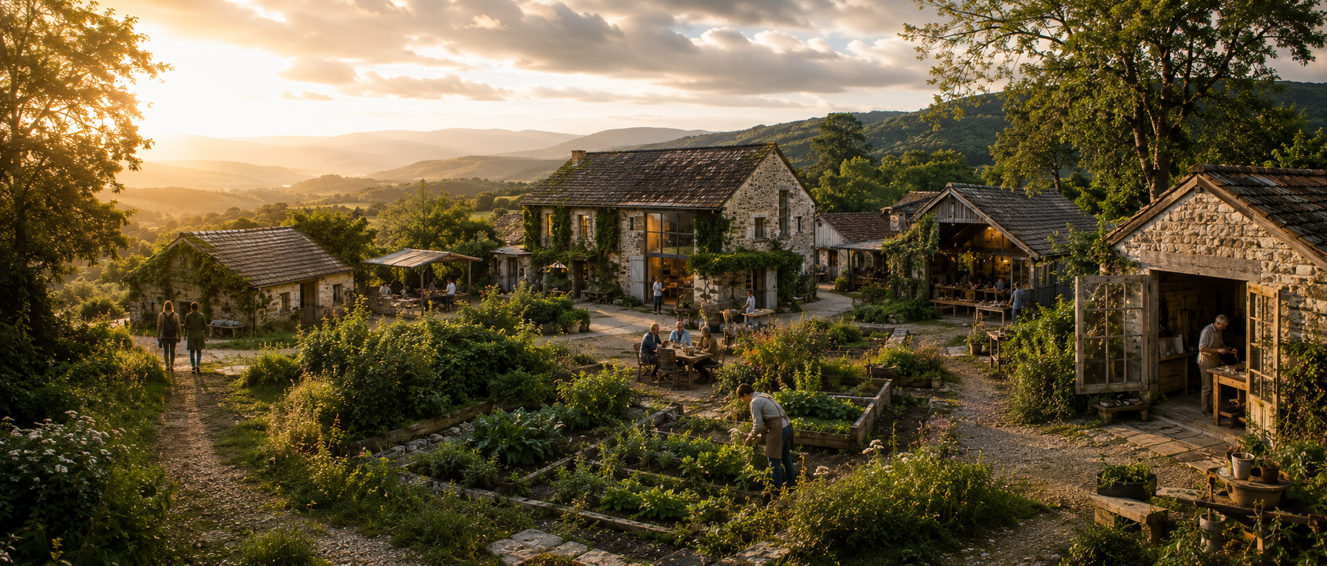 gîte hameau touristique